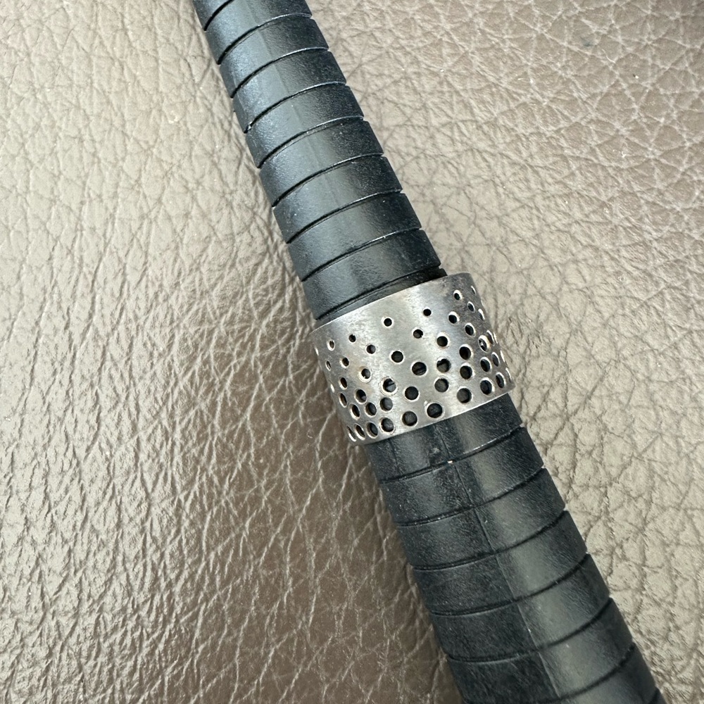 Unique Blackened Statement Ring - image 2